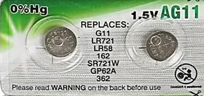 Батарейки Camelion Alkaline AG11,1,5v, 1шт