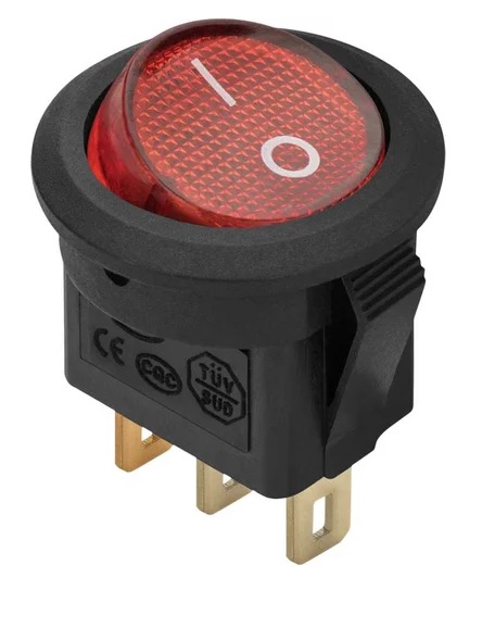 выключатель двухпозицтонный KN-004-1 с подсветкой