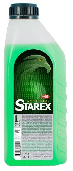 антифриз starex зеленый 1кг