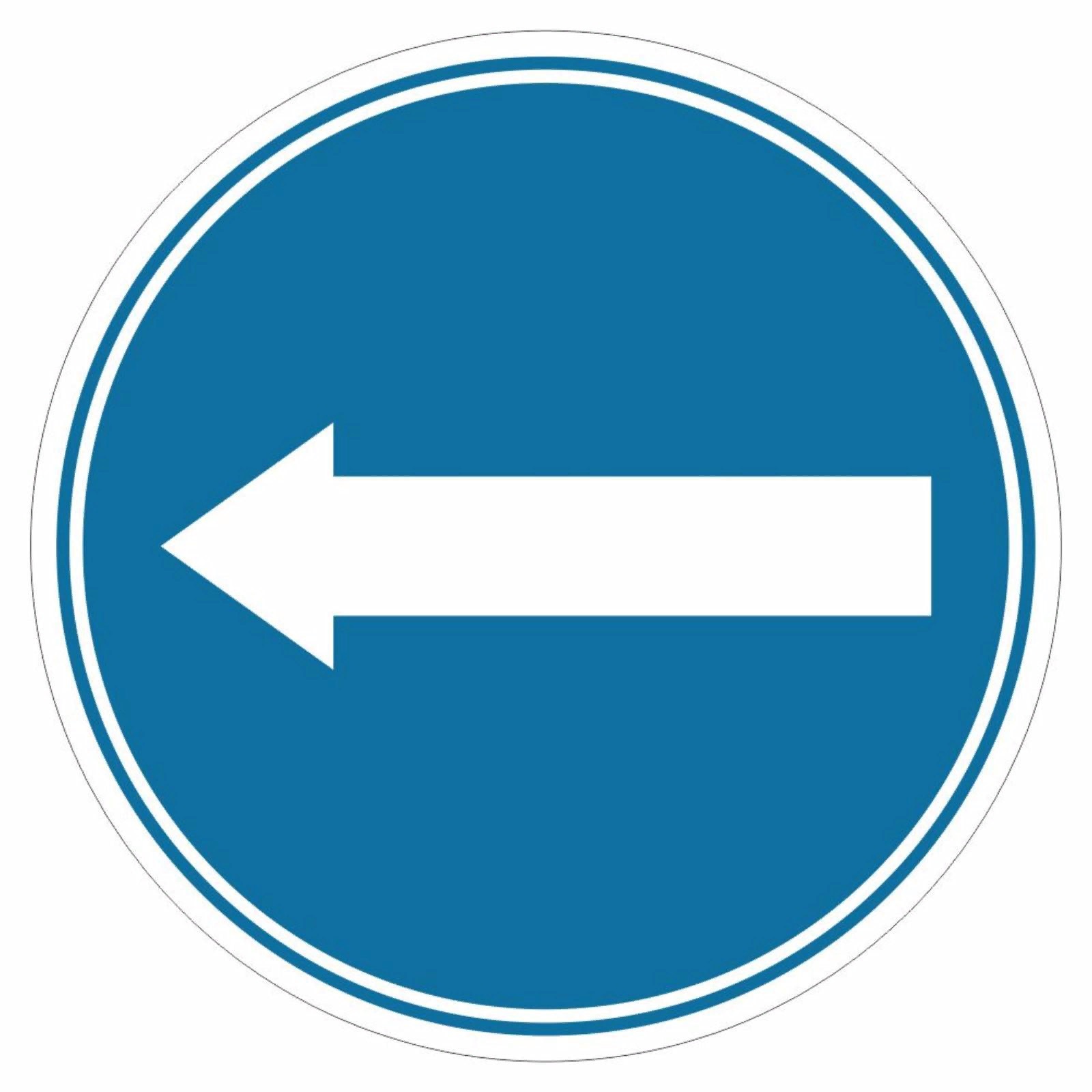 наклейка знак стрелка