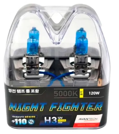 автолампа avantech h3 5000к