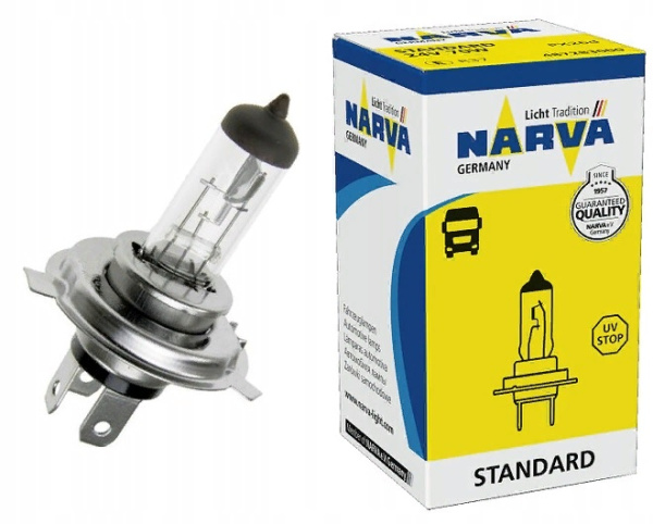 автолампа narva h4 24