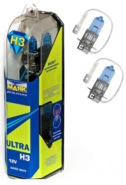 автолампа маяк h3 100w sw