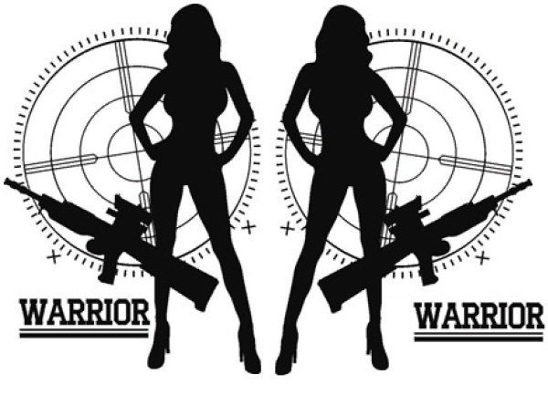 наклейка девушка №10