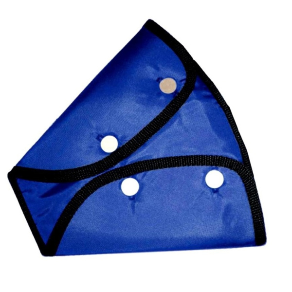 Адаптер ремня безопасности детский синий эконом